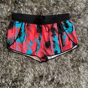 Fabletics Large Summer Print Running Shorts